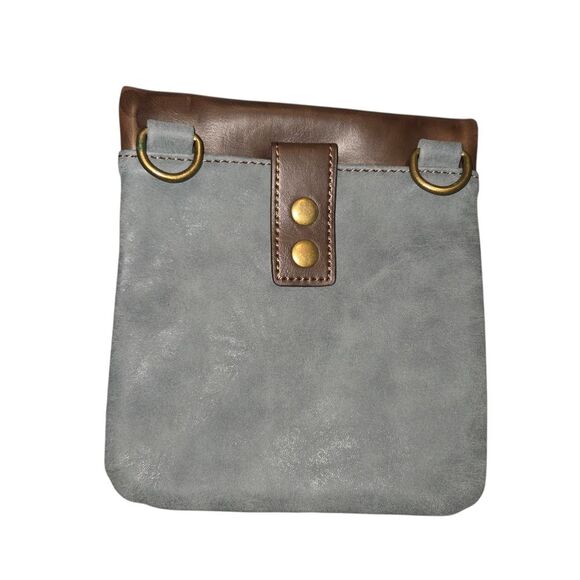 Chala Nwt Gemini Gray Crossbody Bag Purse With Fox Keychain - Picture 3 of 15